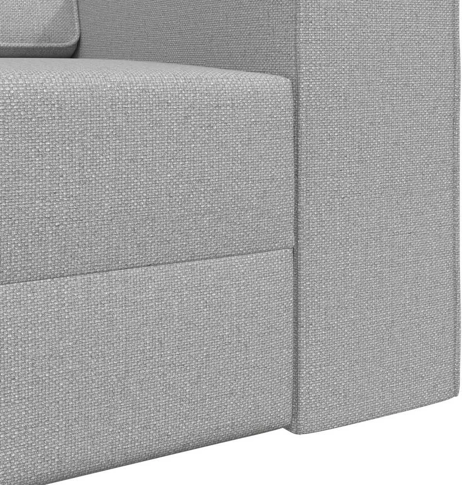 Sofa lova Debesų pilka 245 x 78 x 77 cm audinys