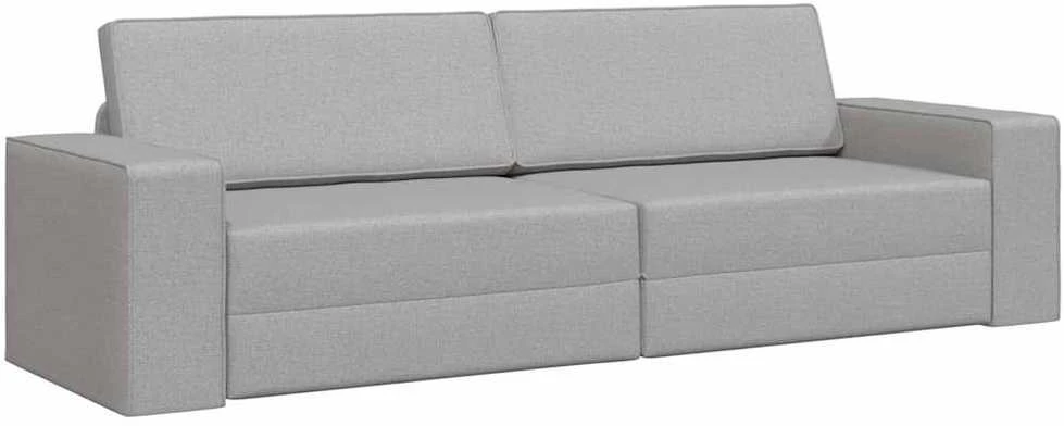Sofa lova Debesų pilka 245 x 78 x 77 cm audinys