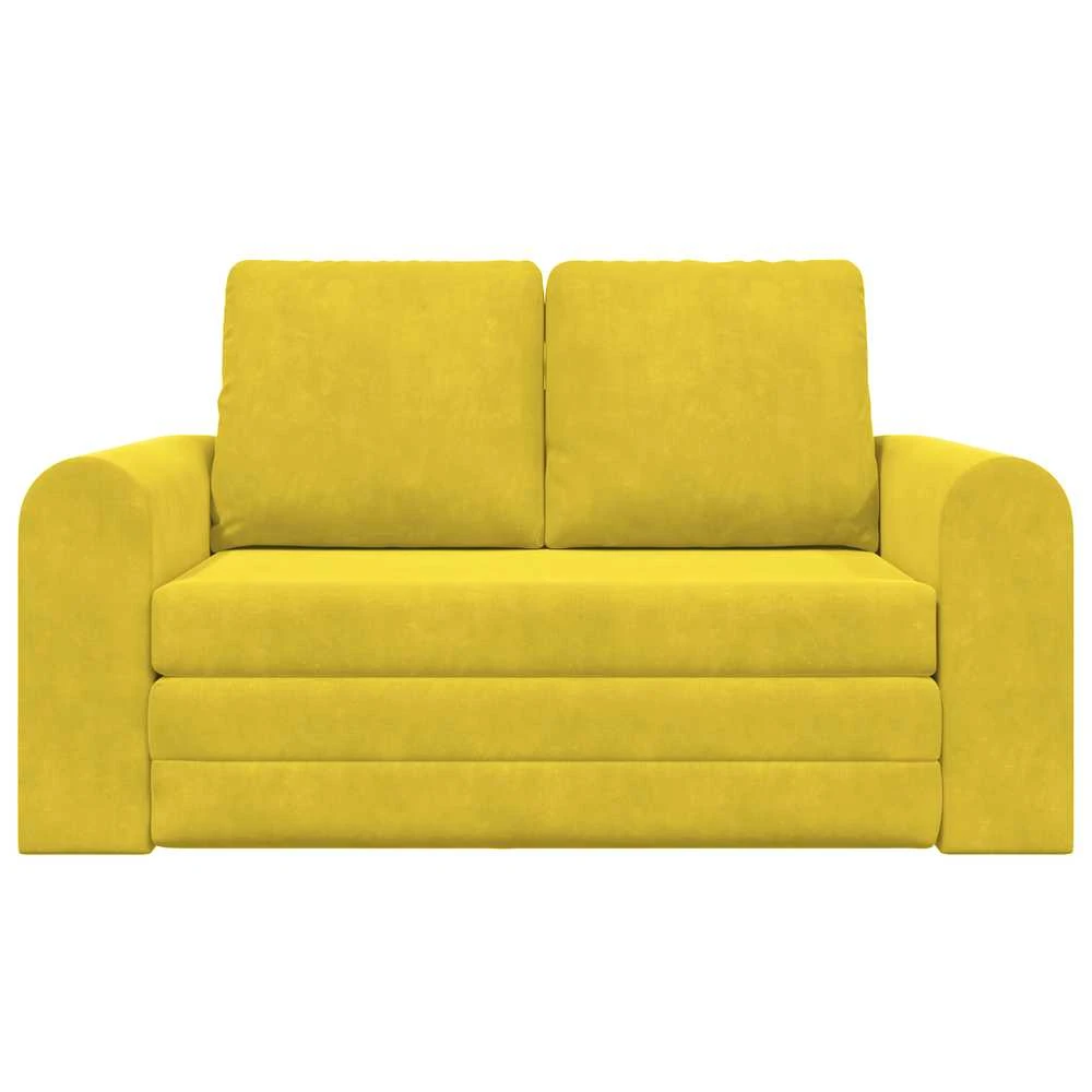 Sofa lova Geltona 148 x 71 x 83 cm Aksomas