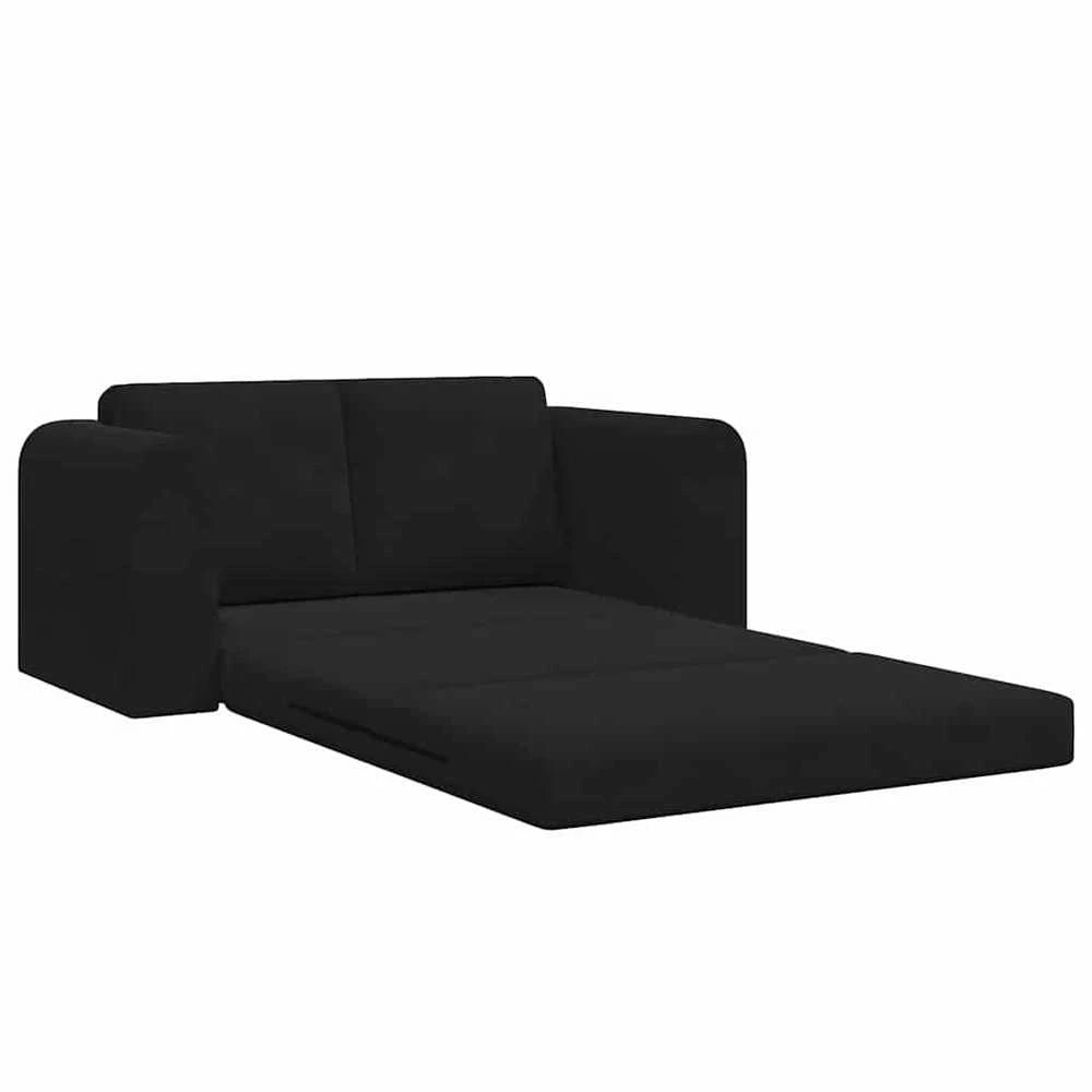 Sofa lova Juoda 148 x 71 x 83 cm Aksomas