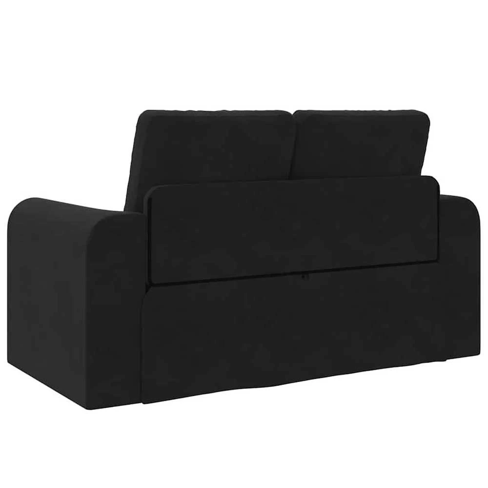 Sofa lova Juoda 148 x 71 x 83 cm Aksomas