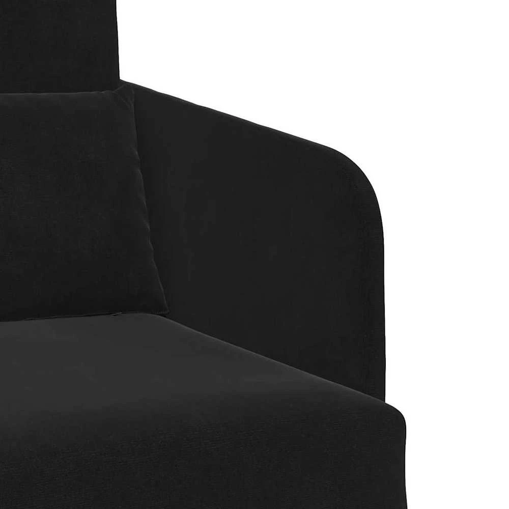 Sofa lova Juoda 65 x 80 x 83 cm Aksomas