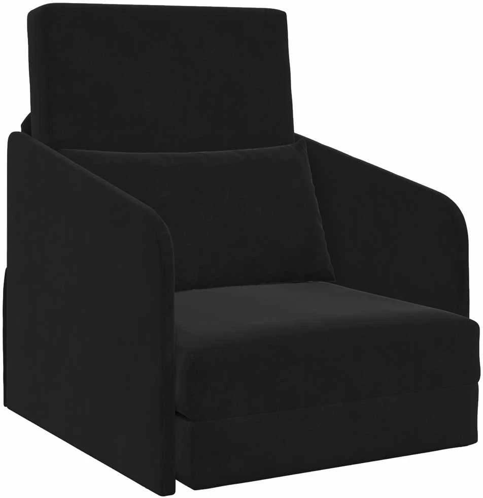 Sofa lova Juoda 65 x 80 x 83 cm Aksomas