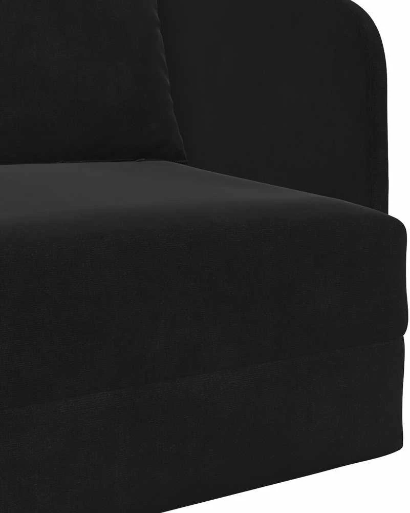 Sofa lova Juoda 65 x 80 x 83 cm Aksomas