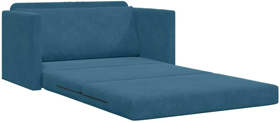 Sofa lova Mėlyna 124 x 71 x 78 cm Aksomas