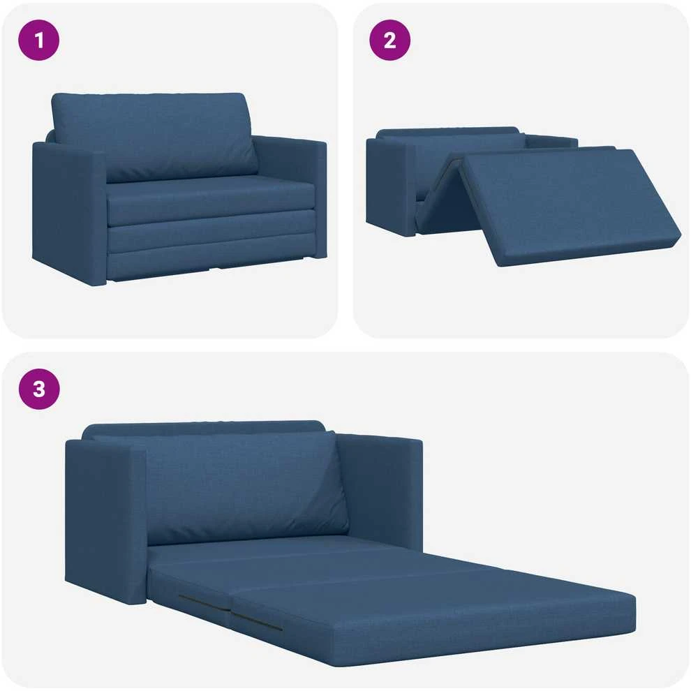 Sofa lova Mėlyna 124 x 71 x 78 cm audinys