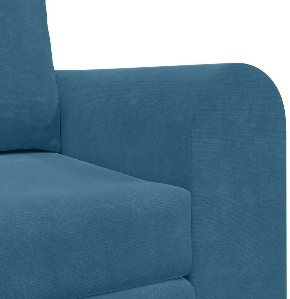 Sofa lova Mėlyna 148 x 71 x 83 cm Aksomas