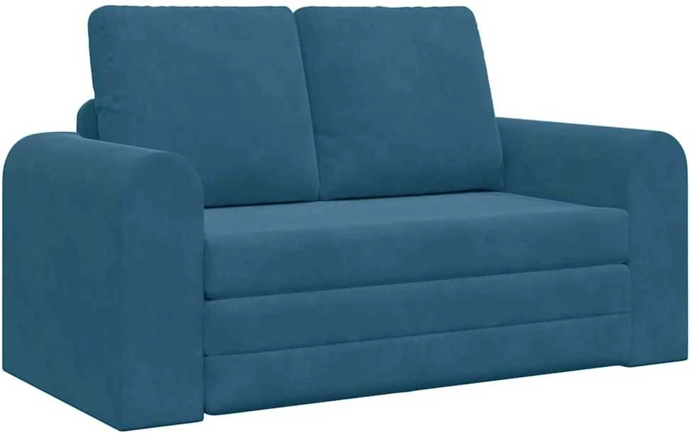 Sofa lova Mėlyna 148 x 71 x 83 cm Aksomas