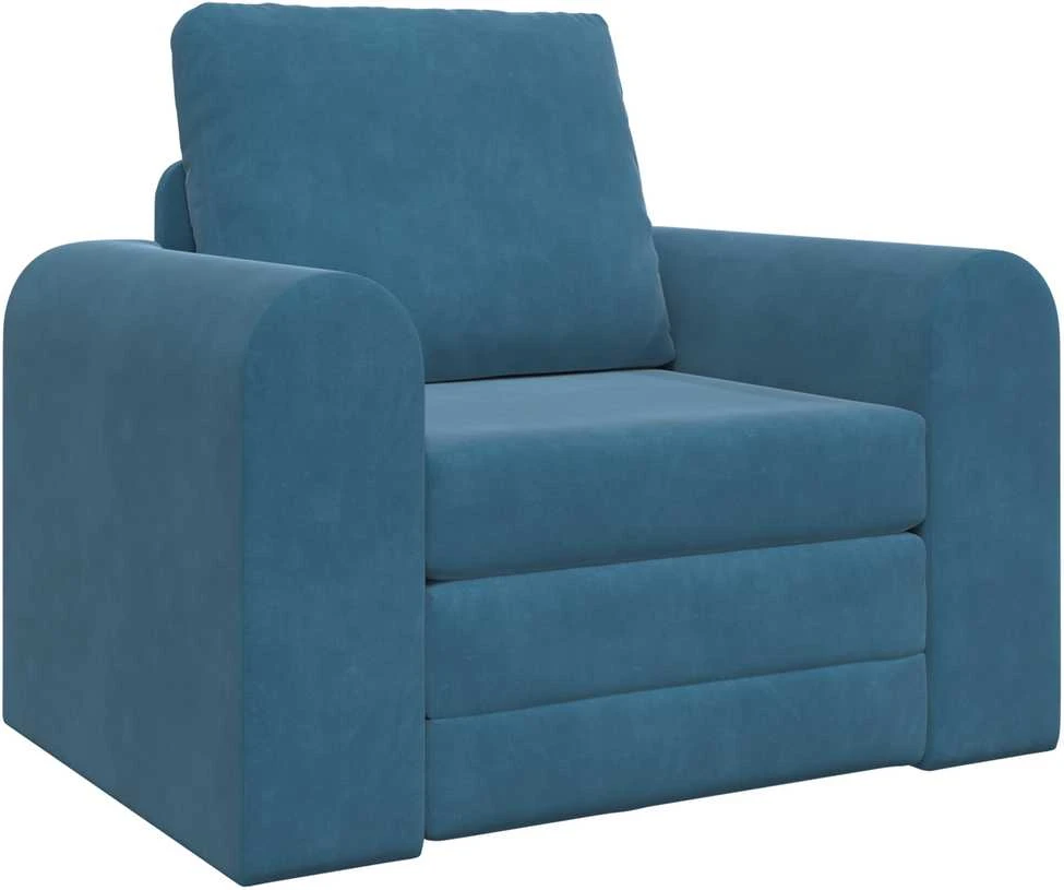 Sofa lova Mėlyna 98 x 71 x 83 cm Aksomas
