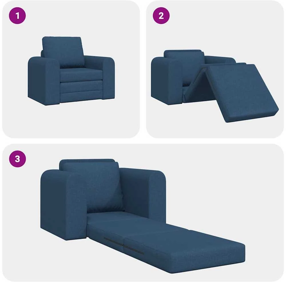 Sofa lova Mėlyna 98 x 71 x 83 cm audinys