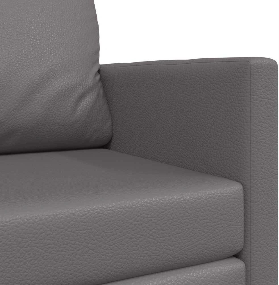 Sofa lova Pilka 124 x 71 x 78 cm Dirbtinė Oda