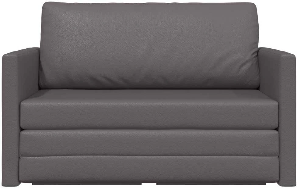 Sofa lova Pilka 124 x 71 x 78 cm Dirbtinė Oda