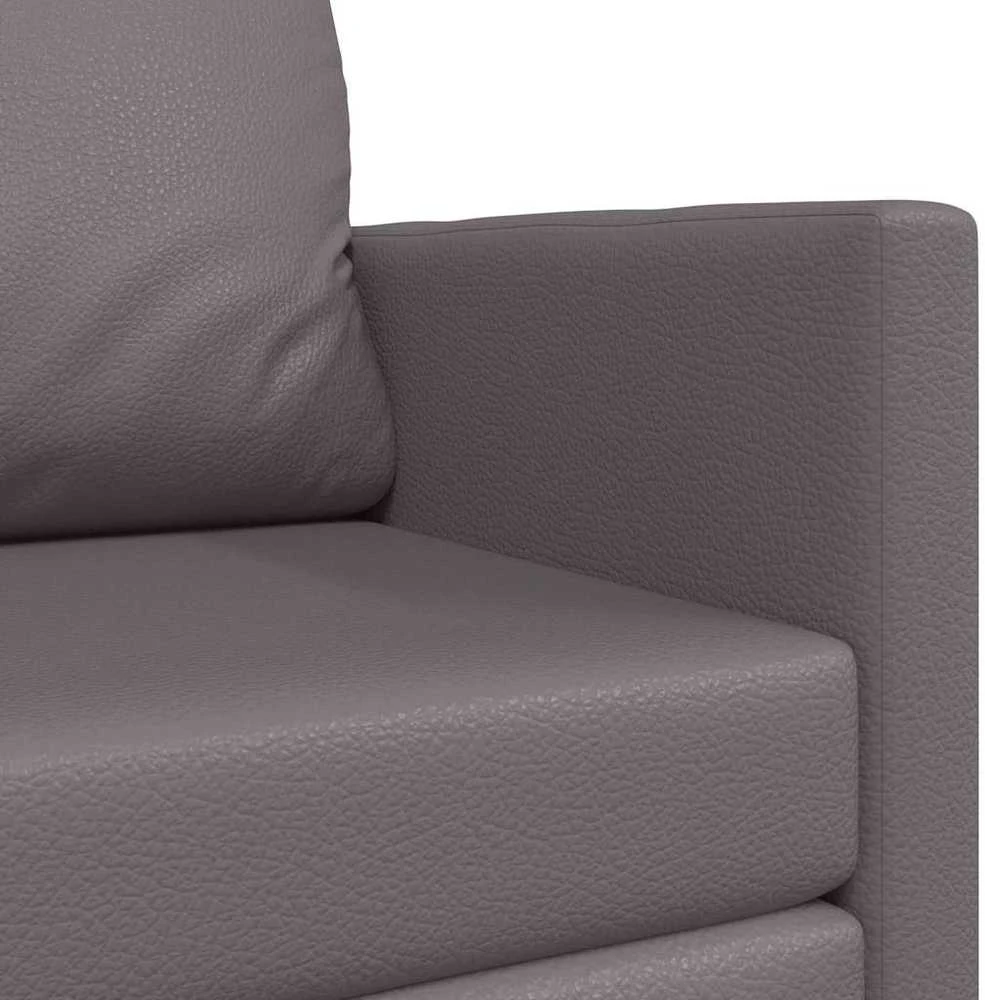 Sofa lova Pilka 124 x 71 x 78 cm Dirbtinė Oda