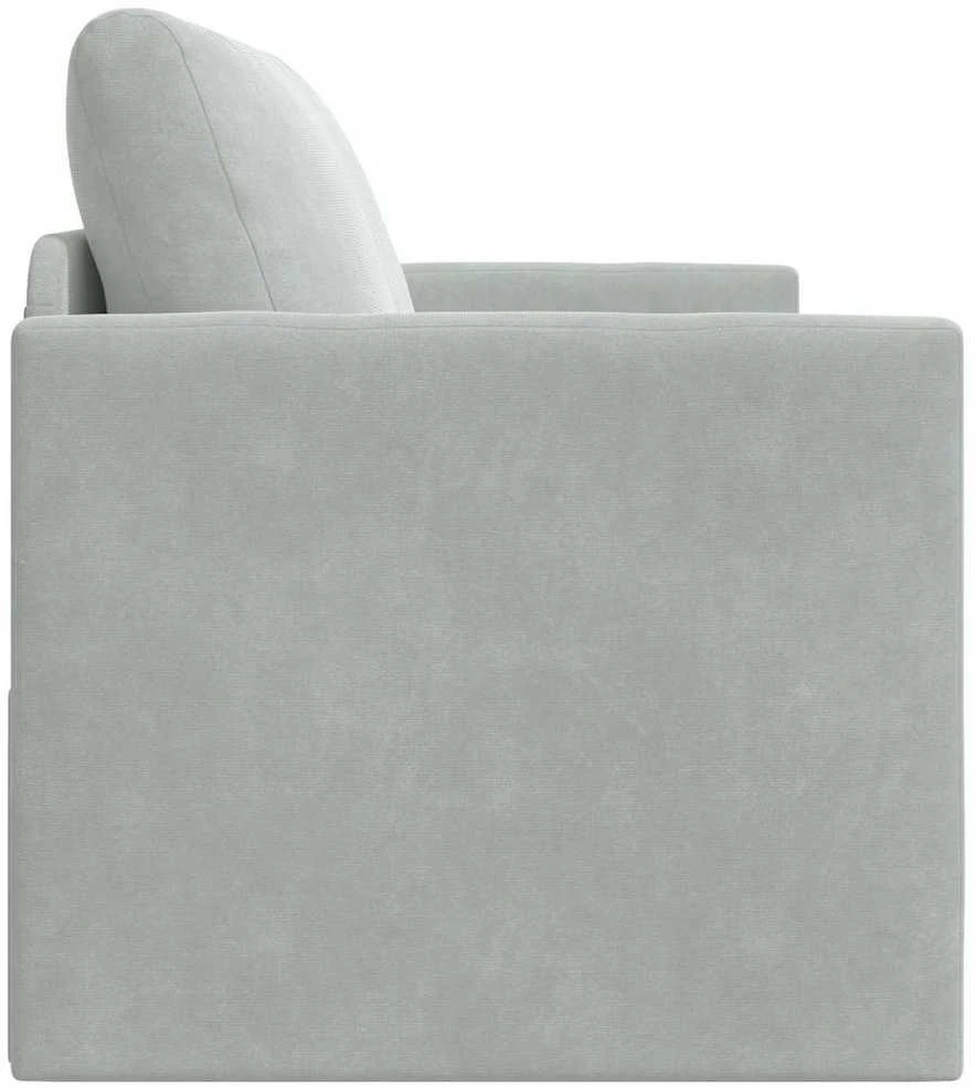 Sofa lova Šviesiai pilka 124 x 71 x 78 cm Aksomas