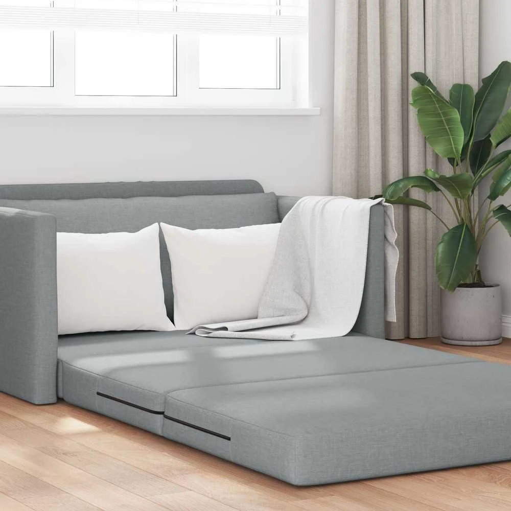 Sofa lova Šviesiai pilka 124 x 71 x 78 cm audinys