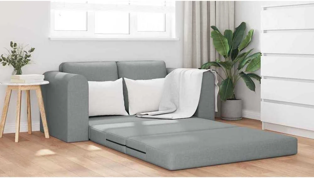 Sofa lova Šviesiai pilka 148 x 71 x 83 cm audinys