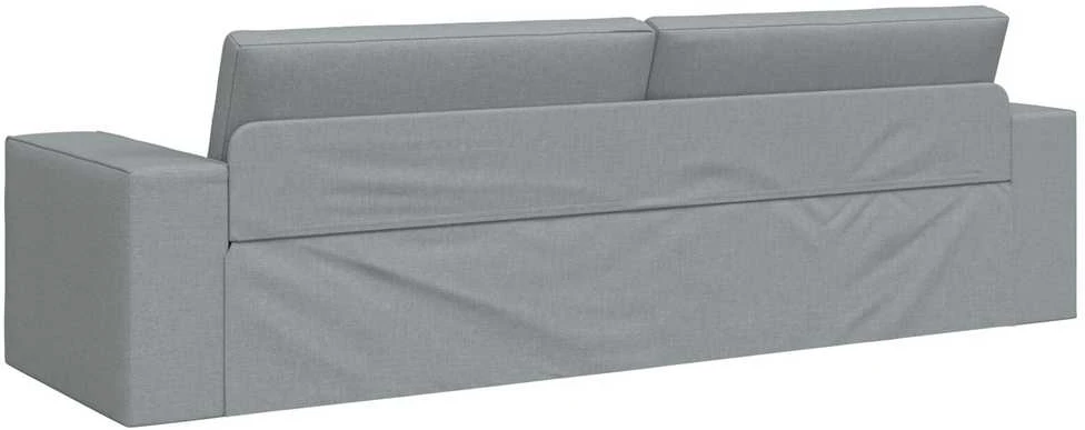 Sofa lova Šviesiai pilka 245 x 78 x 77 cm audinys