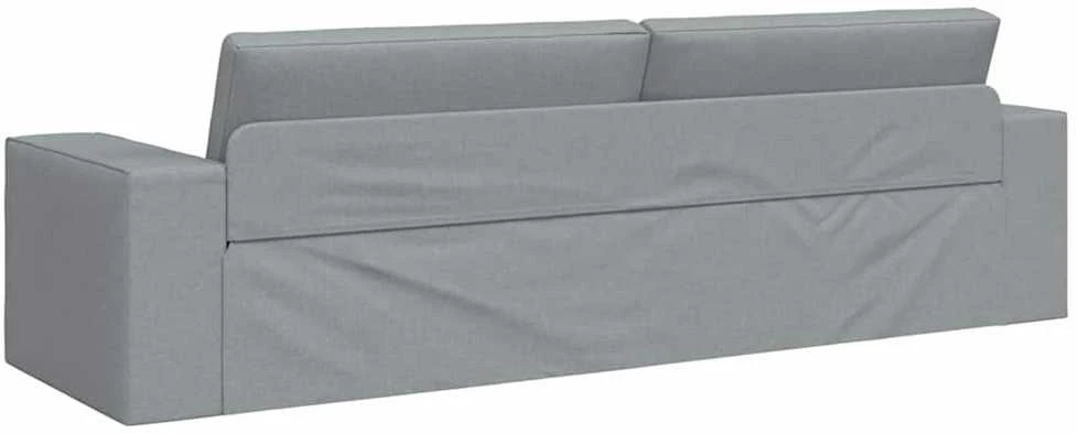 Sofa lova Šviesiai pilka 245 x 78 x 77 cm audinys