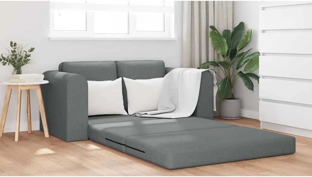 Sofa lova Tamsiai pilka 148 x 71 x 83 cm audinys