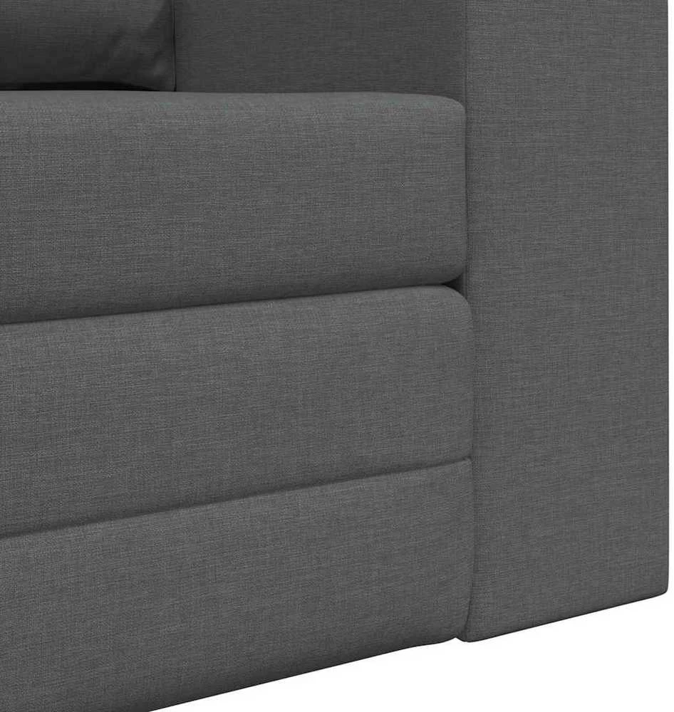 Sofa lova Tamsiai pilka 148 x 71 x 83 cm audinys