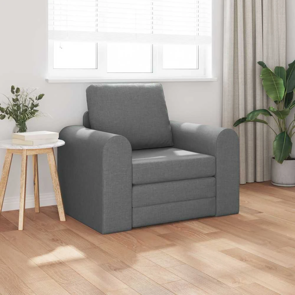 Sofa lova Tamsiai pilka 98 x 71 x 83 cm audinys