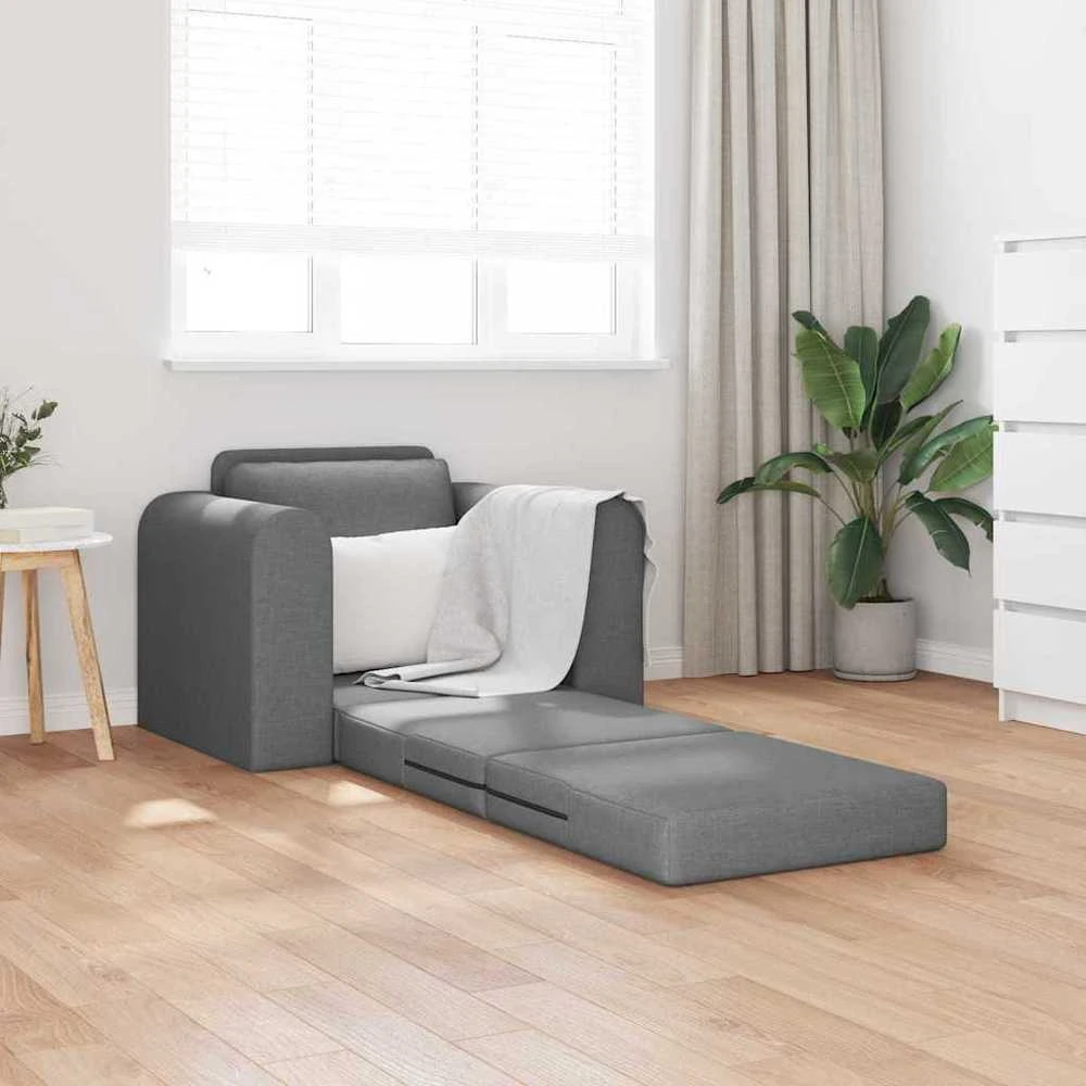 Sofa lova Tamsiai pilka 98 x 71 x 83 cm audinys