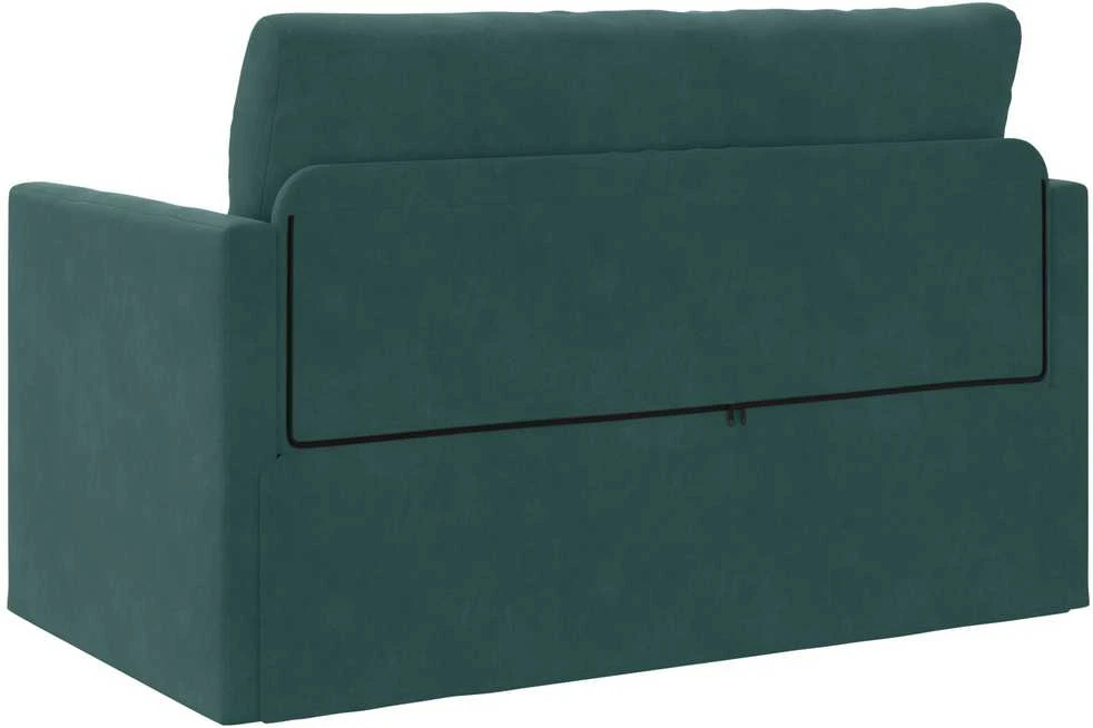Sofa lova Tamsiai žalia 124 x 71 x 78 cm Aksomas