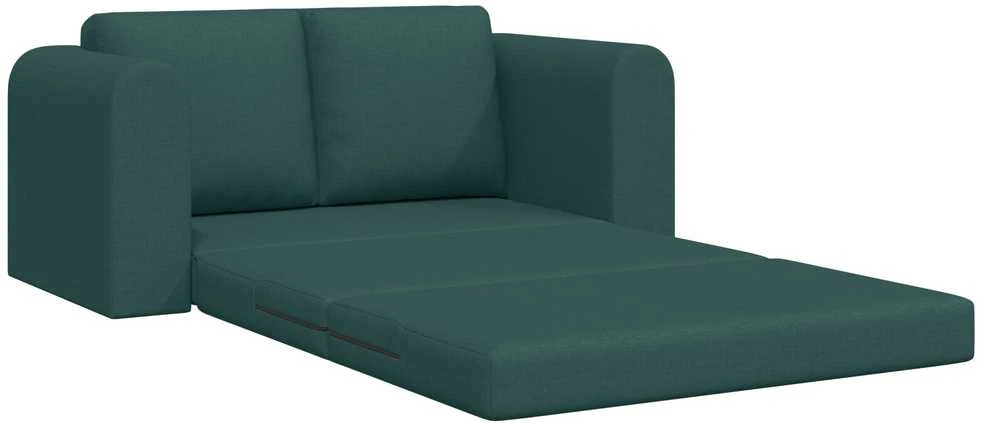 Sofa lova Tamsiai žalia 148 x 71 x 83 cm audinys