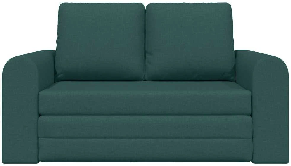 Sofa lova Tamsiai žalia 148 x 71 x 83 cm audinys