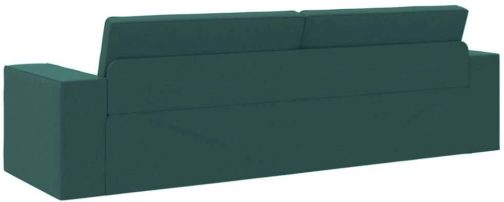 Sofa lova Tamsiai žalia 245 x 78 x 77 cm audinys