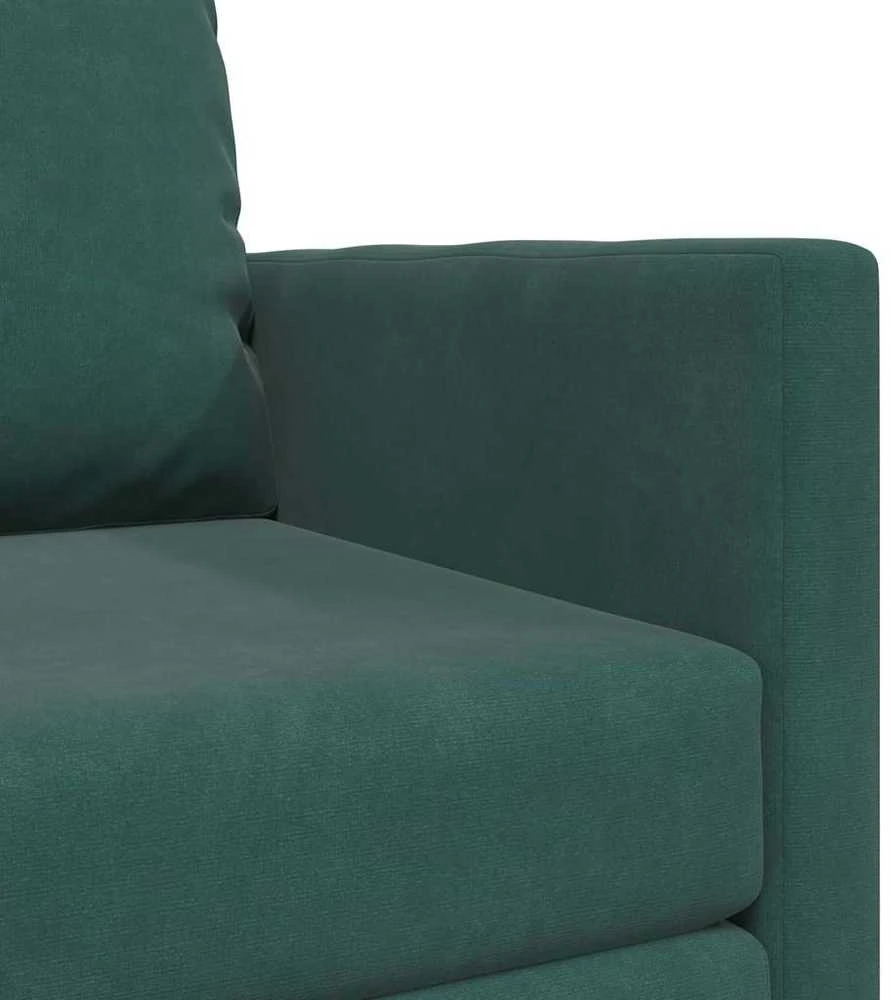 Sofa lova Tamsiai žalia 74 x 77 x 81 cm Aksomas