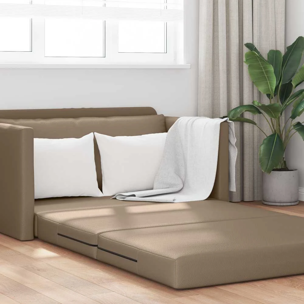 Sofa lova Kapučino 124 x 71 x 78 cm Dirbtinė Oda