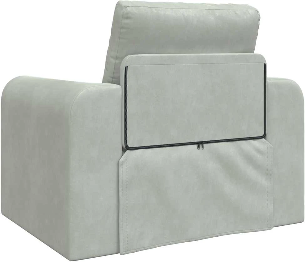 Sofa lova Šviesiai pilka 98 x 71 x 83 cm Aksomas