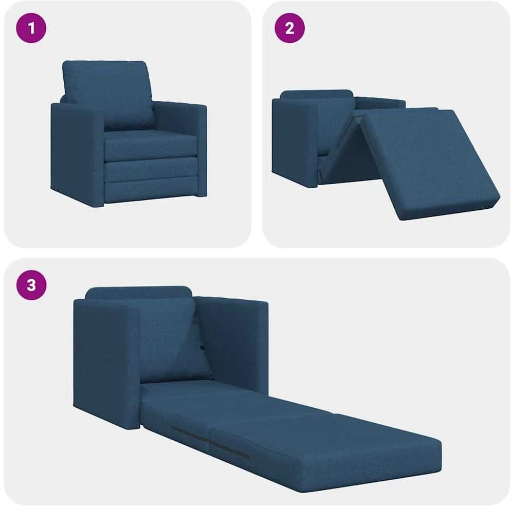 Sofa lova Mėlyna 74 x 77 x 81 cm audinys
