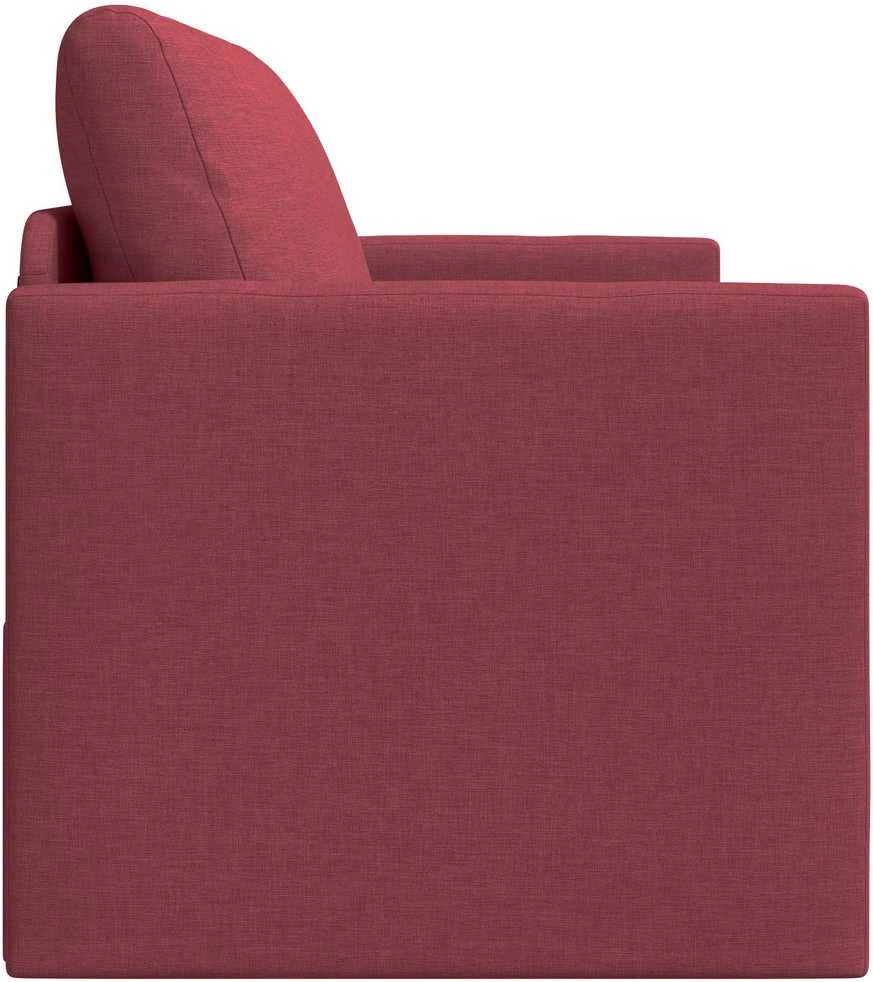 Sofa lova Vyno raudona 124 x 71 x 78 cm audinys