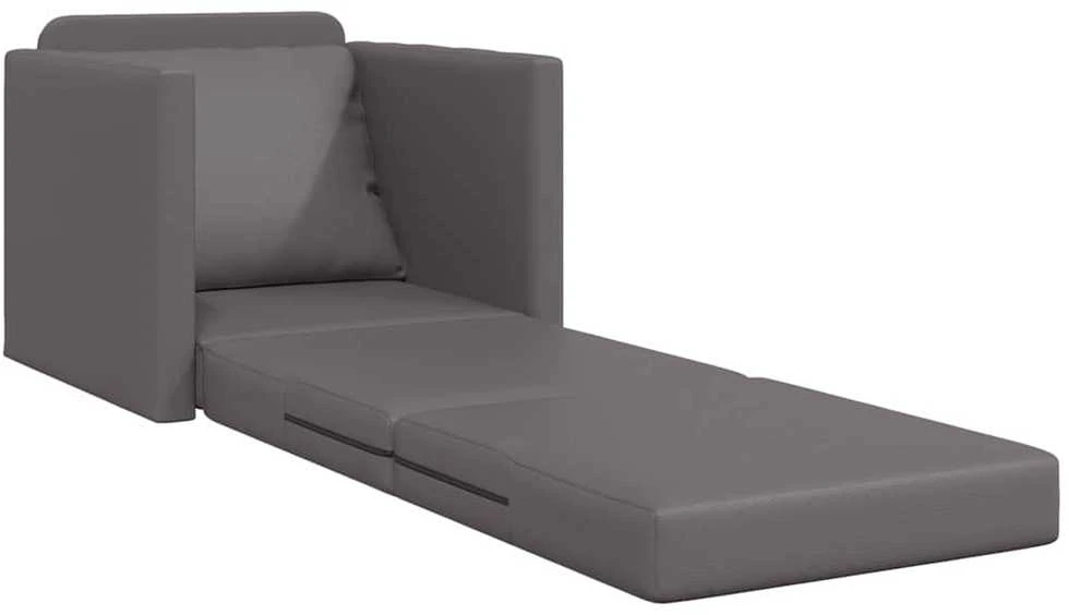 Sofa lova 60cm Pilka Dirbtinė Oda