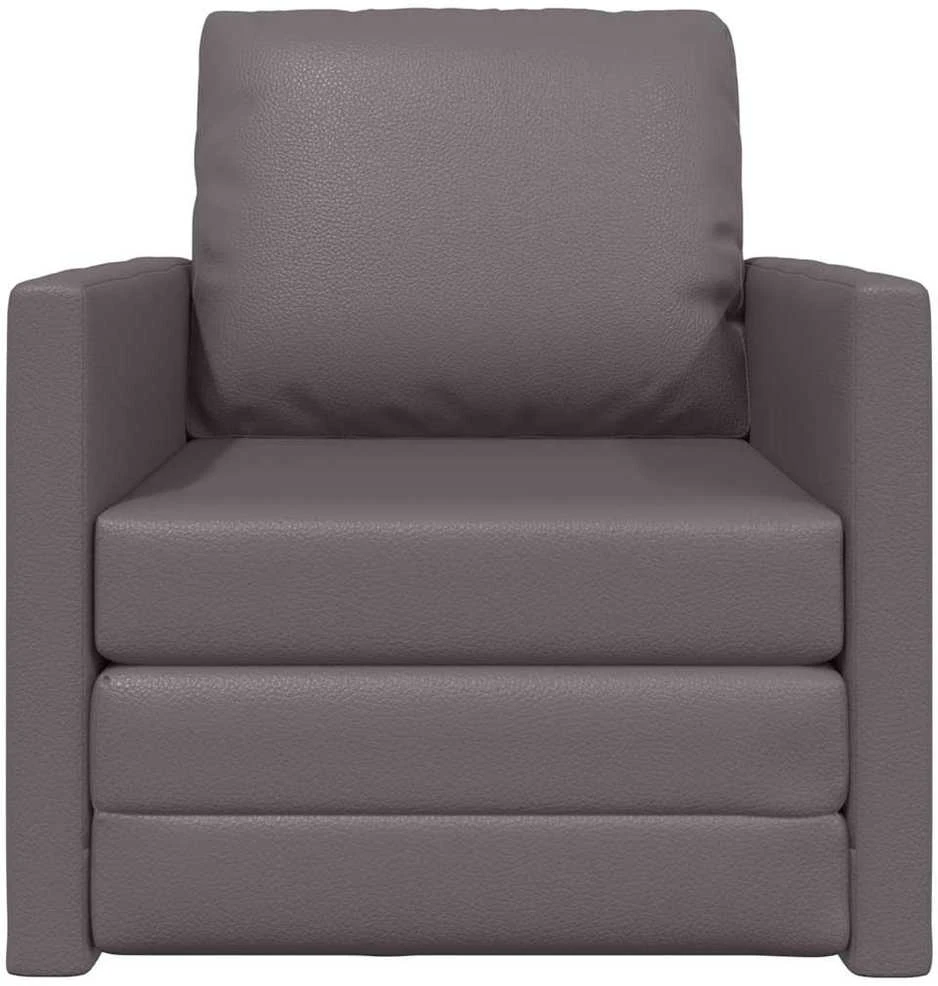 Sofa lova 60cm Pilka Dirbtinė Oda