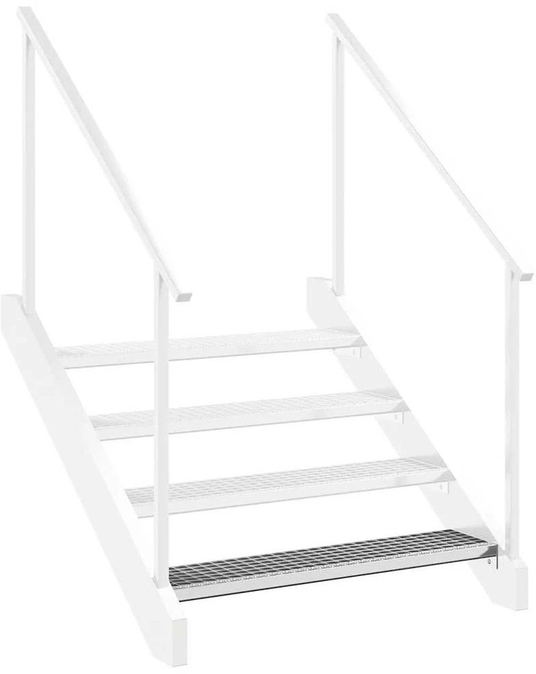 Grotelės-laiptų pakopa, 100x24x7 cm, galvanizuotas plienas