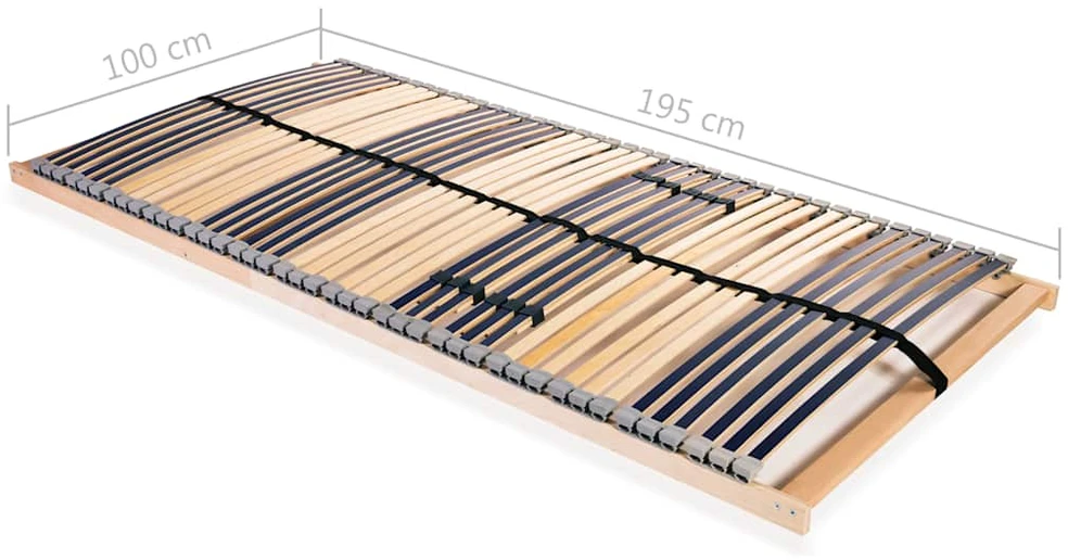 Grotelės lovai su 42 lentjuostėmis, 7 zonos, 100x200cm