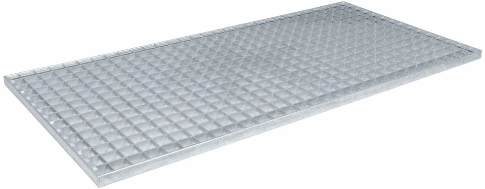 Grotelės Sidabrinė 100 x 50 x 2 cm Karštojo cinkavimo plienas