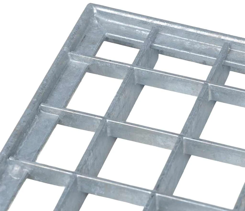 Grotelės Sidabrinė 50 x 35 x 2 cm Karštojo cinkavimo plienas