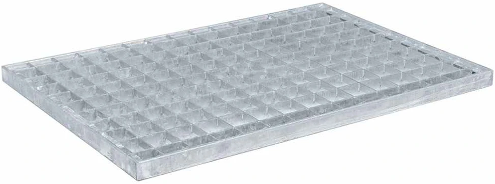 Grotelės Sidabrinė 50 x 35 x 2 cm Karštojo cinkavimo plienas