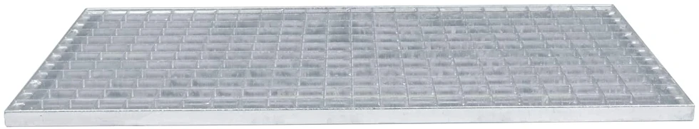 Grotelės Sidabrinė 80 x 40 x 2 cm Karštojo cinkavimo plienas