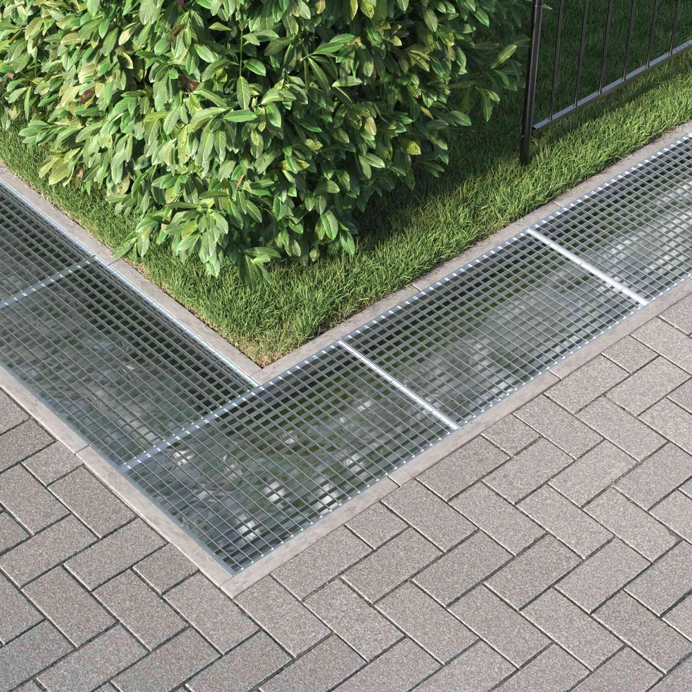 Grotelės Sidabrinė 80 x 50 x 2 cm Karštojo cinkavimo plienas