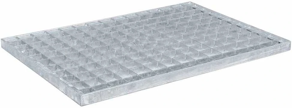 Grotelės Sidabrinė 50 x 35 x 2 cm Karštojo cinkavimo plienas