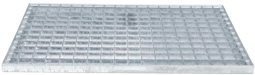 Grotelės Sidabrinė 60 x 40 x 2 cm Karštojo cinkavimo plienas