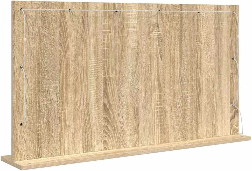 Kosmetinis veidrodis Sonoma ąžuolas 100 x 55 x 18 cm