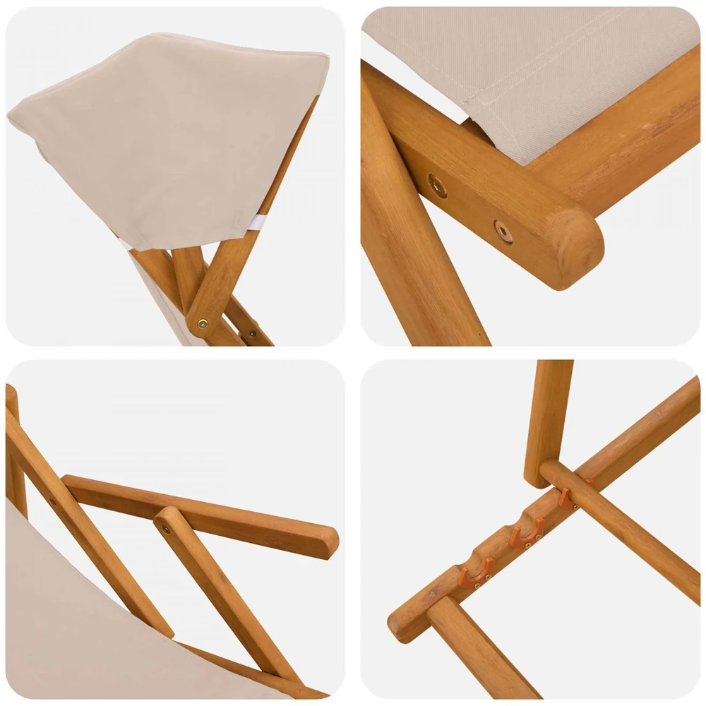 Gulintojas 2 pcs 3 Pozicija Kietas eukalipto medis Smėlio