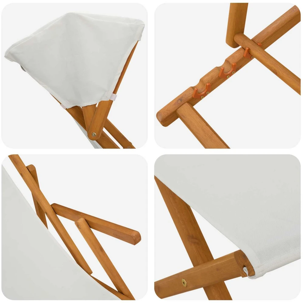 Gulintojas 4 pcs 3 Pozicija Kietas eukalipto medis Kreminė