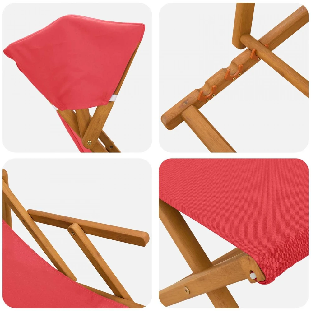 Gulintojas 4 pcs 3 Pozicija Kietas eukalipto medis Raudona